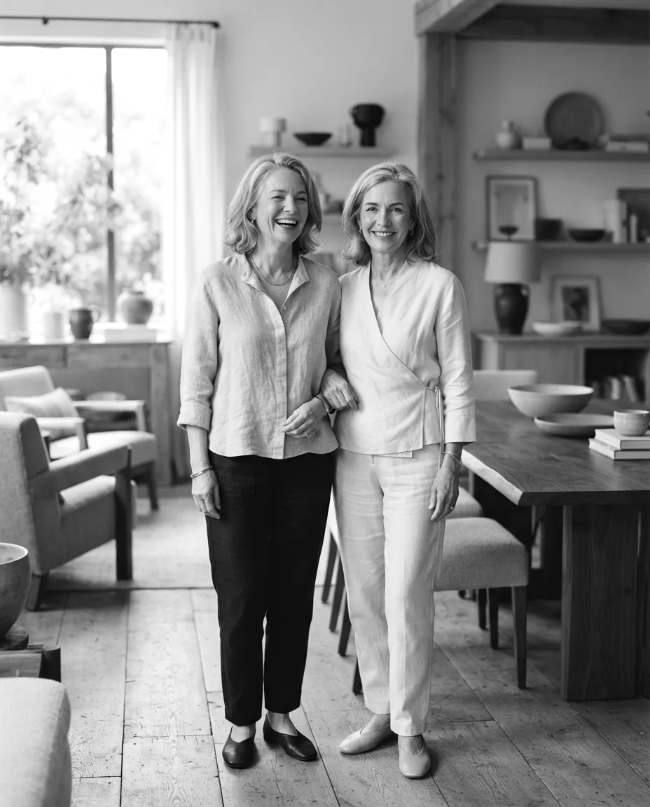 Florence and Ivy Hale, the founders, in their Charleston showroom
