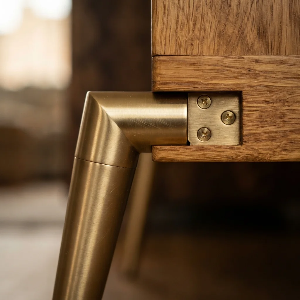 Solid brass detail