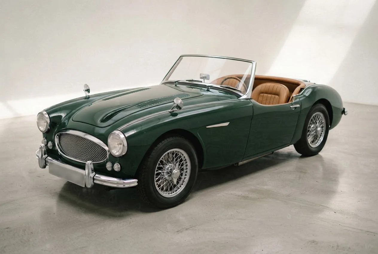 A restored 1965 roadster