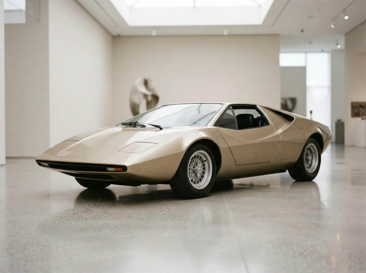 Restored exotic automobile