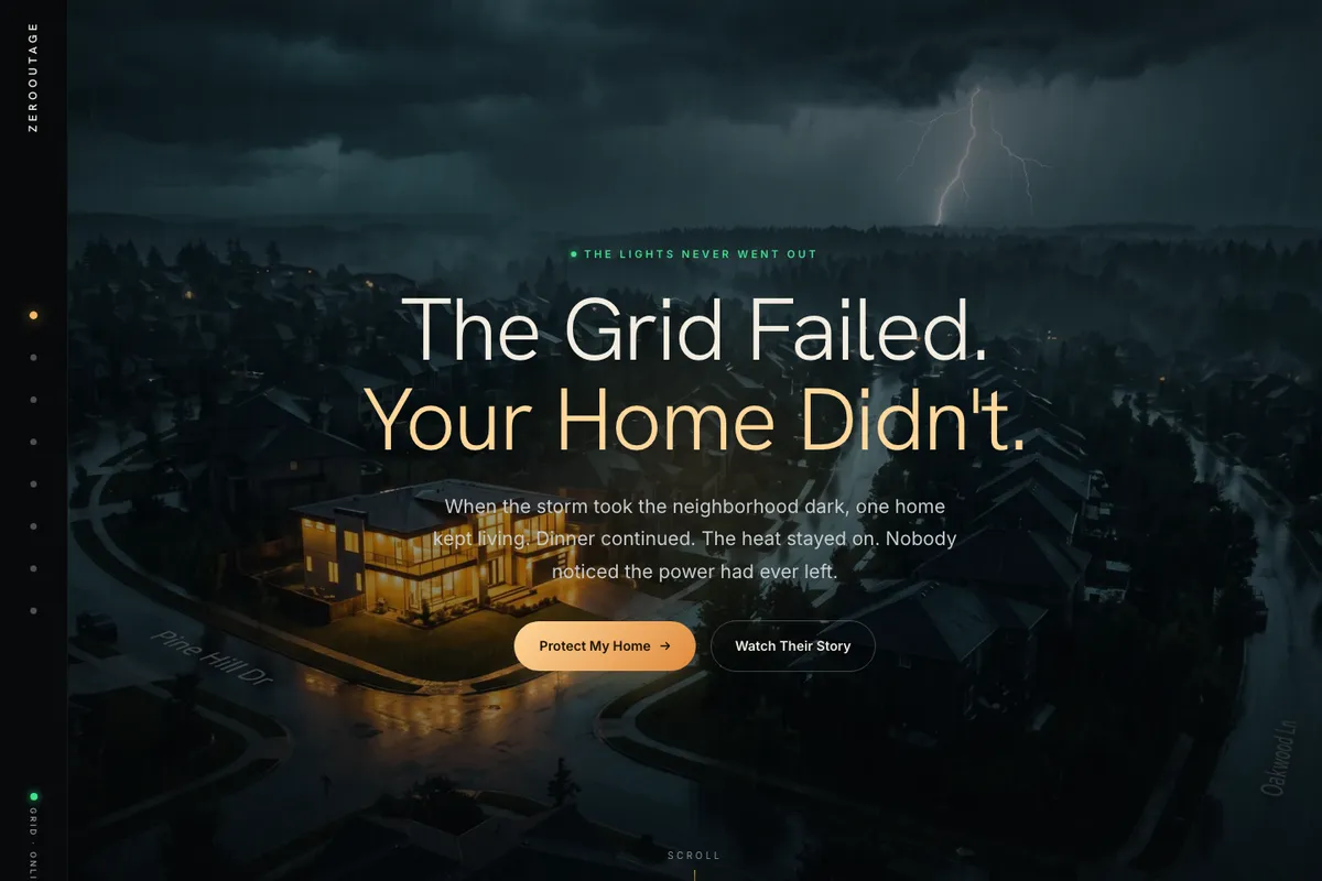 Zero Outage website